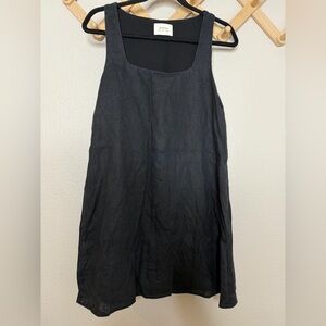 Dissh Black Linen Dress Sz 4